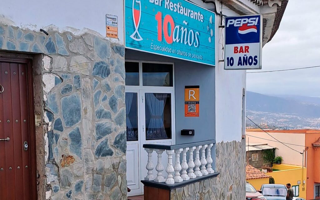 Restaurante 10 años, La Matanza de Acentejo, Tenerife